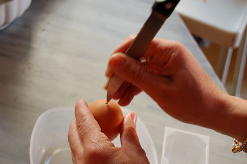 come preparare le uova per l'albero di pasqua