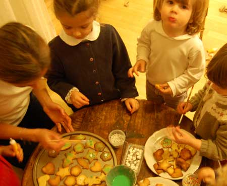 fare i biscotti con i bambini